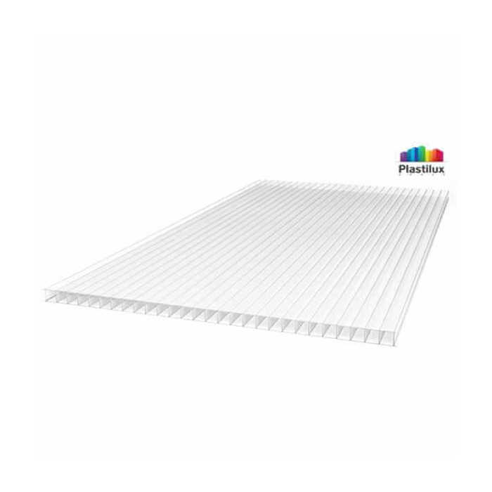 Сотовый поликарбонат 6 мм POLYNEX прозрачный 2100х12000 мм